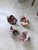 Brown Wooden Flower Wall Sconces, 1970s, Set of 4 For Sale - Image 8 of 18