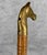 Wood Vintage Traditional Equestrian Brass & Oak Horse Head Shoe Horn - 17" For Sale - Image 7 of 10