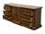 American of Martinsville Solid Walnut Italian Mediterranean 79″ Triple Door Dresser 2384-216 For Sale In Kansas City - Image 6 of 12
