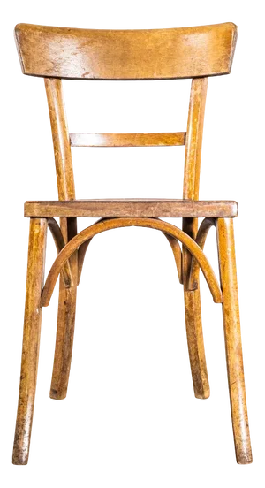 Simple Warm Honey Bentwood Café Chair, 1950s