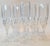 Vintage French Crystal Champagne Flutes- Set of Eight For Sale - Image 15 of 15