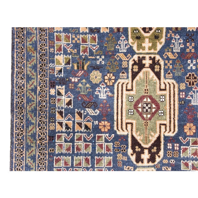 Vintage Afghani Baluch Rug For Sale - Image 4 of 15