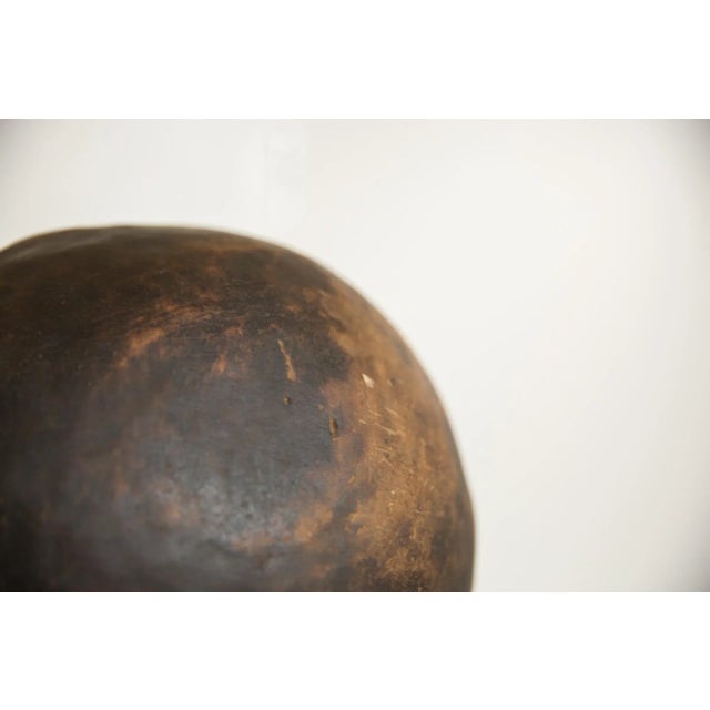 :: Hand-carved wood primitive vintage African bowl with tons of character and charm. Please note this is an aged and lived...