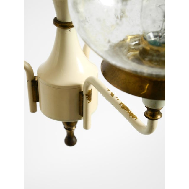 Large Brass and Glass Tulip Hanging Lamp by Hans Agne Jakobsson, 1960s For Sale - Image 12 of 18