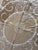 Tan Bohemian Neutral Tan Suzani From Tashkent 4'6'' X 4'10'' For Sale - Image 8 of 11