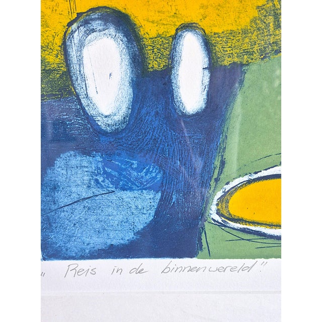 Hans Heijman, Reis in de Binnenwereld, Limited Edition Etching, Framed For Sale - Image 7 of 14