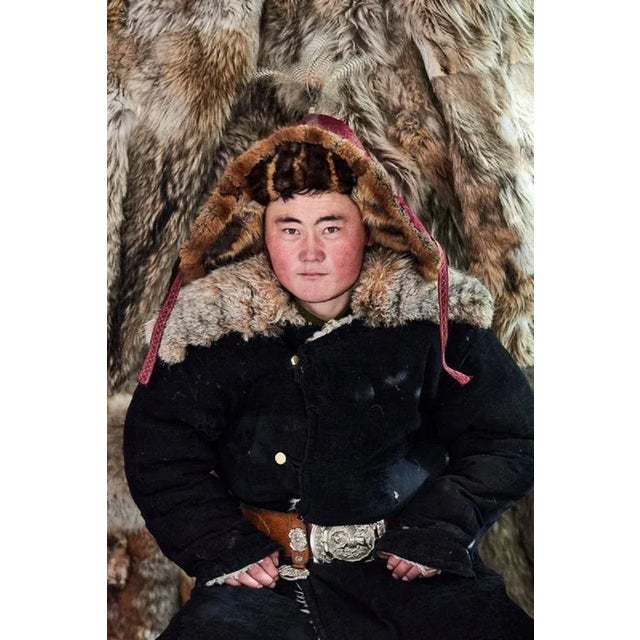 Tuul & Bruno Morandi, Mongolia, Bayan-Ulgii, Eagle Hunter, Photographic Paper, in Flawless conditions. Designed from 2000...