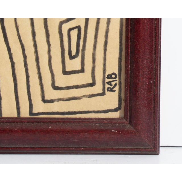 Early 21st Century Abstract Marker on Paper Drawing by r.a. Buys For Sale - Image 5 of 7