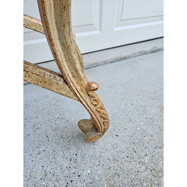 Gold Gilded Baroque Rococo Console Table For Sale - Image 8 of 13