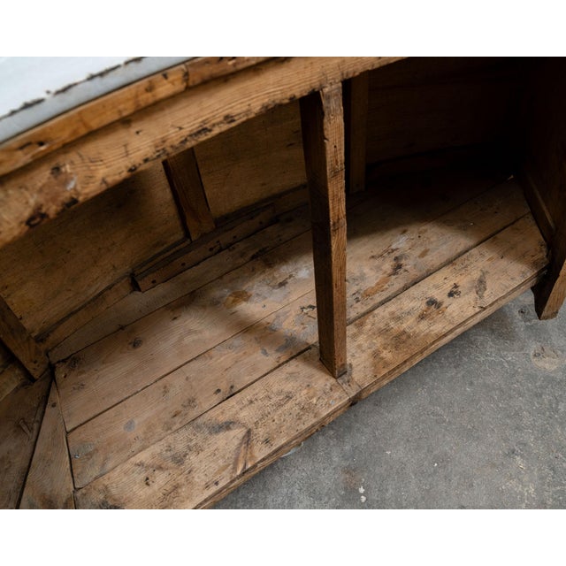 Antique Italian Counter with Marble Top, 19th Century For Sale - Image 13 of 18