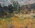 VINTAGE ORIGINAL OIL ON CANVAS PAINTING PAINTING BY LEONARD BENNETTS (NEW ZEALAND, 1933-2004) A blustery rural landscape...
