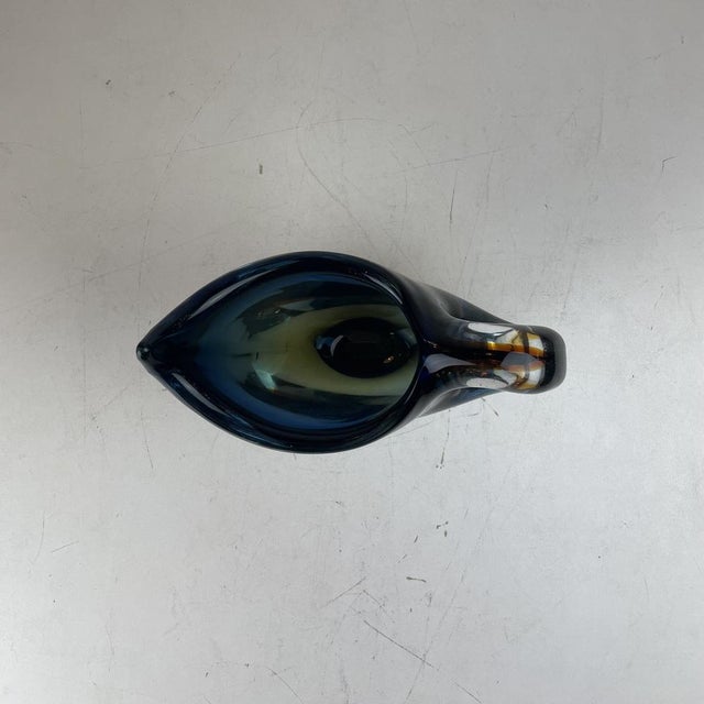Mid-Century Modern Sommerso Murano Glass Vase by Flavio Poli for Seguso Vetri D'arte, Italy, 1960s For Sale - Image 3 of 16