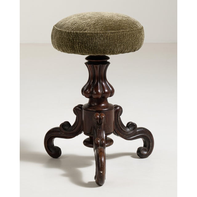 French Swivel Piano Stool, Antique, France, Late 19th Century For Sale - Image 16 of 18