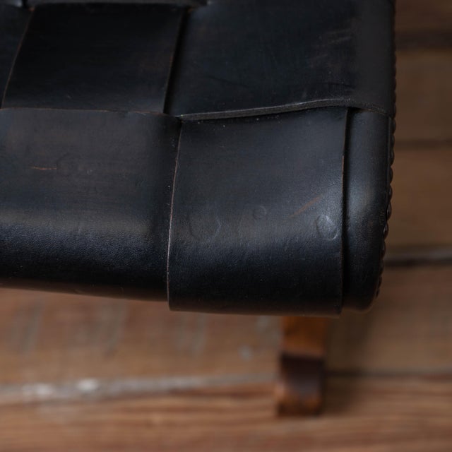 Pierre Lottier Leather Lounge Chair, 1960s For Sale - Image 12 of 18