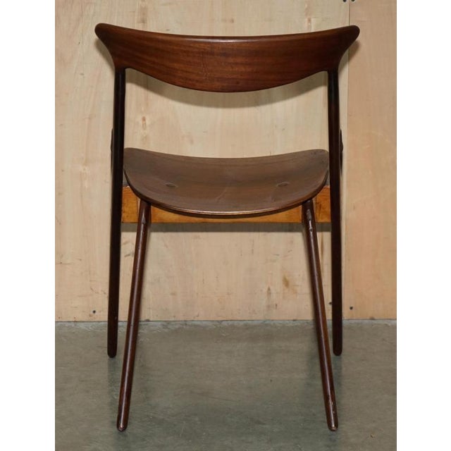 Model 71 Dining Chairs by Arne Hovmand Olsen for Mogens Kold, 1959, Set of 6 For Sale - Image 17 of 18