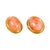 Natural Pink Coral Simple Stud Earring in 14 Karat Yellow Gold For Sale - Image 15 of 18