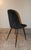 1960s Black Velvet Dining Chairs, Italy, 1960s, Set of 4 For Sale - Image 5 of 16