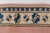 1960s 1960s Muted Terracotta & Navy Blue Medallion Rug, Hand-Knotted Wool Carpet For Sale - Image 5 of 10