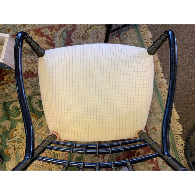20th Century Faux Bamboo Chairs, Pair For Sale - Image 16 of 16