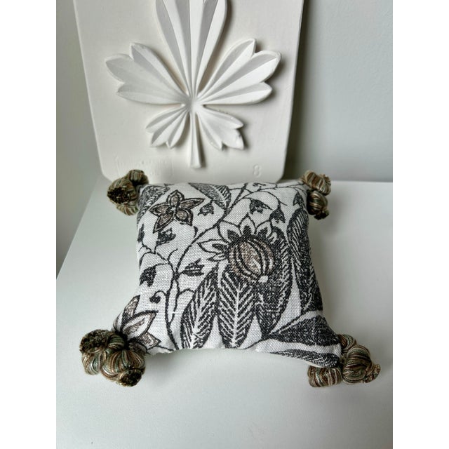 Liberty & Co, Schumacher, Chelsea Textiles, Brunschwig & Fils Lavender Filled Decorative Cushions - Set of 3 For Sale - Image 11 of 12