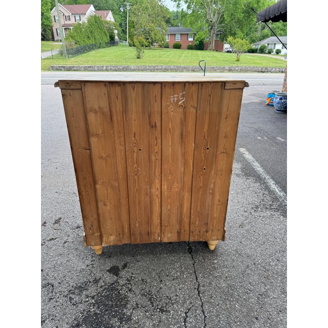 19th Century English Pine Chest For Sale - Image 11 of 12