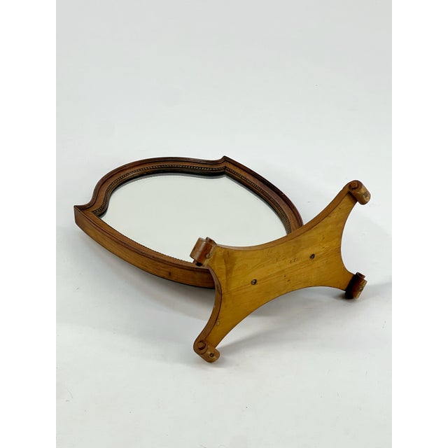 Traditional Antique Georgian Style Gentleman's Table Top Vanity Mirror For Sale - Image 3 of 11