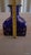 1950s Murano Style Cobalt Blue Glass Vase With Gold Flecks – Mid Century Modern Decorative Accent For Sale - Image 5 of 11