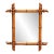 Early 20th Century French Faux Bamboo Wall Mirror For Sale