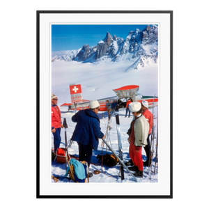 Toni Frissell 'Landed at the Haute Route' Archival Pigment Print Framed in Black
