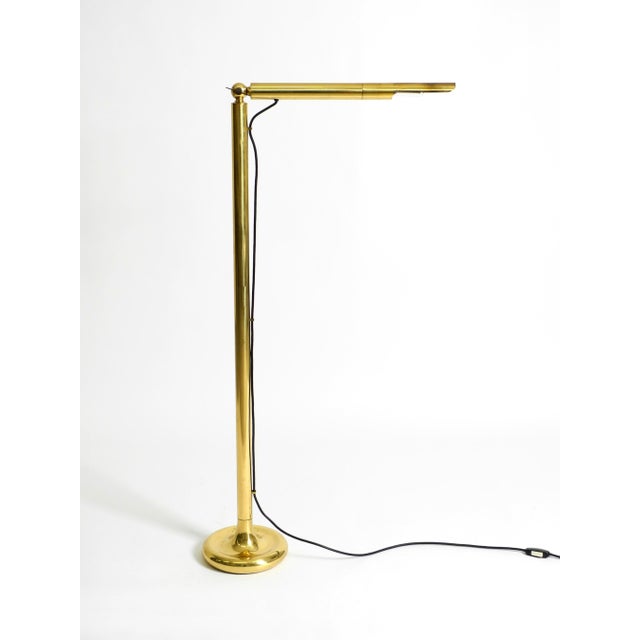 Vintage Brass Pole Light Floor Lamp by Ingo Maurer for M-Design, 1960s For Sale - Image 4 of 18