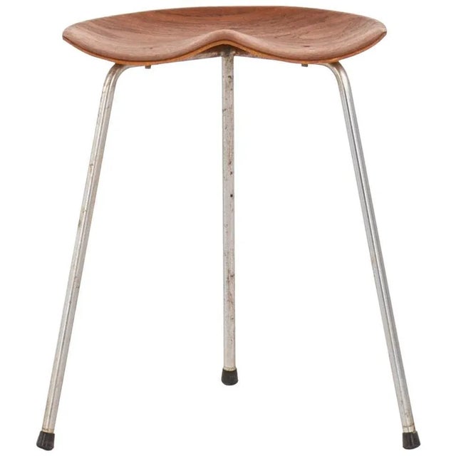 Danish Stool For Sale - Image 6 of 6