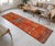 Hand-knotted in Southeastern Anatolia during the 1960s, this exceptionally rare runner rug brings a captivating...