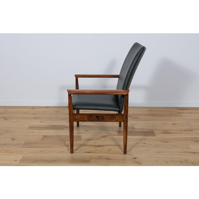 Black Model 209 Diplomat Armchair by Finn Juhl for France & Søn, 1960s For Sale - Image 8 of 18
