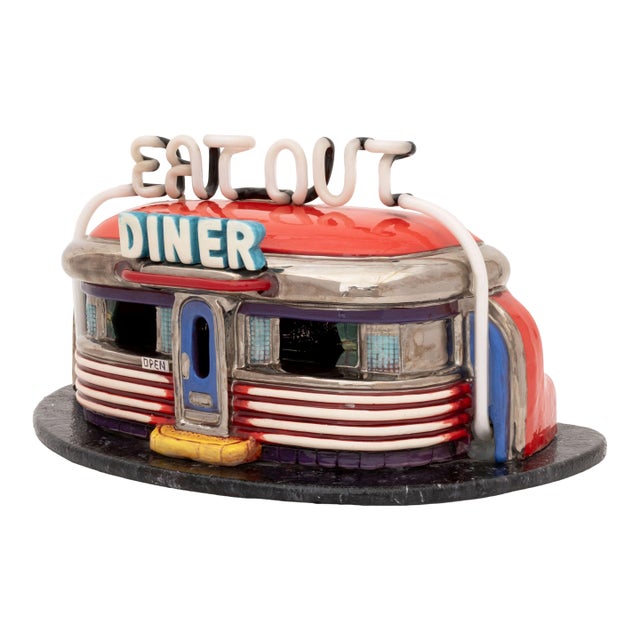 Jerry Berta X Russ Berrie Eat Out Diner Sculpture For Sale