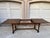 Wood Antique English Oak Refectory Dining Table Jacobean Double Leaf 10 Ft. C1930 For Sale - Image 7 of 18