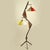 Black Mid-Century Modern Italian Floor Lamp with Red and Yellow Shades, 1950s For Sale - Image 8 of 13