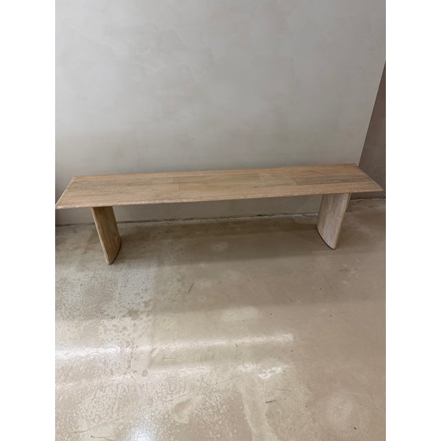 Color is cerused white. Matches Anton 120” dining table from other listing. Light oak