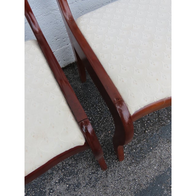 Raddock 1940s Mahogany Drop Leaf Dining Table With 2 Leaves and Two Chairs 6371 For Sale - Image 15 of 18