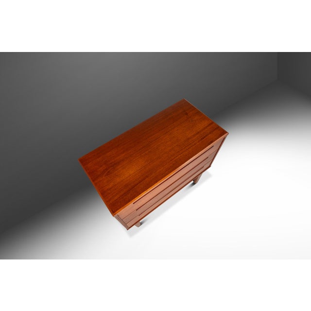 Wood Danish Modern Three-Drawer Dresser in Teak by Nils Jonsson for Torring Møbelfabrik Produced by HJN Mobler, Denmark, C. 1960's For Sale - Image 7 of 18