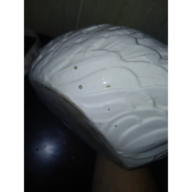 Vintage Ceramic Swan Planter For Sale - Image 12 of 12