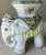 Chinoiserie Whimsical Mid 20th-Century Highly Glazed Earthenware Elephant Garden Stool / Plant Stand For Sale - Image 3 of 18