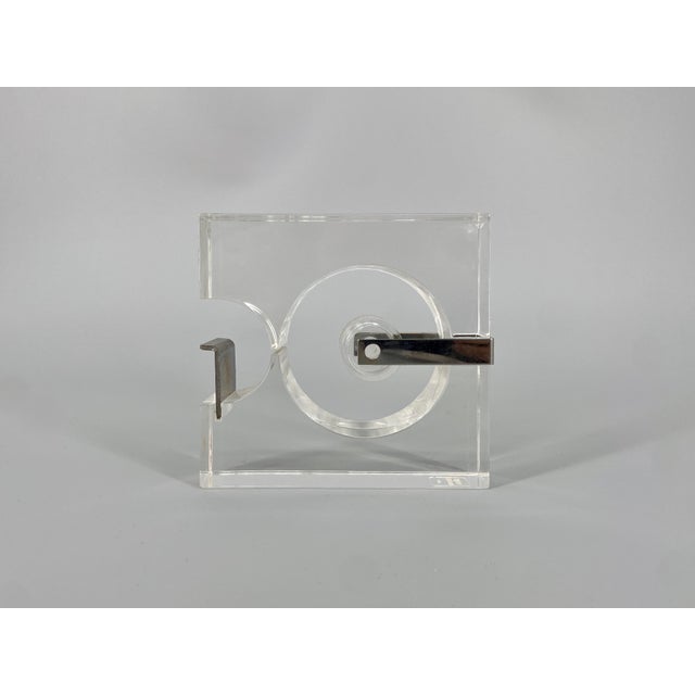 Acrylic Tape Dispenser by Serge Mansau for Fratelli Guzzini, France, 1970s For Sale - Image 3 of 10