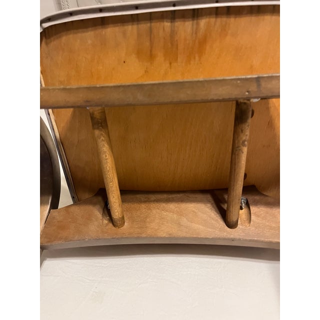 1960s Style of Isamu Kenmochi for Akita Mokko Japan Mid-Century Modern Stacking Stool For Sale - Image 9 of 12