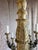 Rococo Monumental Italian Rococo Painted Wood & Wrought Iron 12-Light Chandelier For Sale - Image 3 of 14