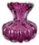 Cordonato Doro Vase in Pink Murano Glass attributed to Barovier and Toso, Italy, 1970s For Sale