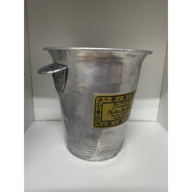 Vintage French Champagne Bucket · Nicolas Feuillatte For Sale - Image 4 of 4