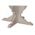 Antiqued Bistro Table with Scrolled Pedestal, 42 Inch For Sale - Image 4 of 12
