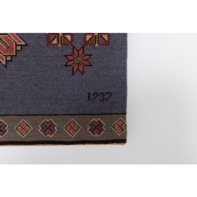1930s Swedish Woven Wall Art, 1930s For Sale - Image 5 of 7