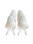 Mid-Century Modern White DSR Chairs by Charles & Ray Eames for Vitra, 2012, Set of 6 For Sale - Image 3 of 13