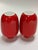 1990s 1990s Chinese Middle Kingdom Bo Jia Glossy Red Porcelain Bud Vases - A Pair For Sale - Image 5 of 9
